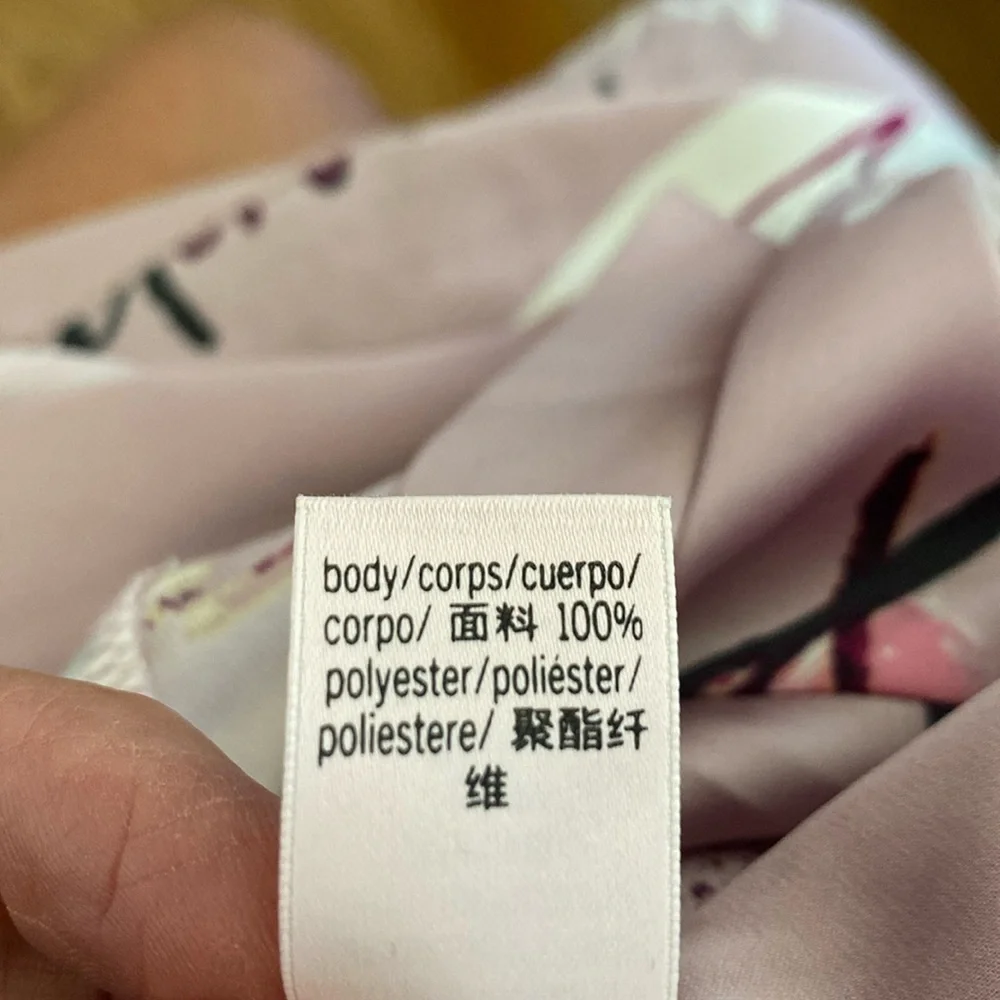 Victoria Secret loungewear/robe Women’s VS branded slinky sexy Pink purple M/L - Picture 12 of 12